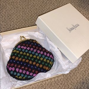 Neiman Marcus beaded coin purse🌸